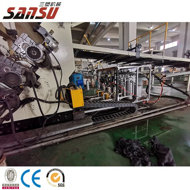 double-layer acrylic plexiglass sheet machine production line