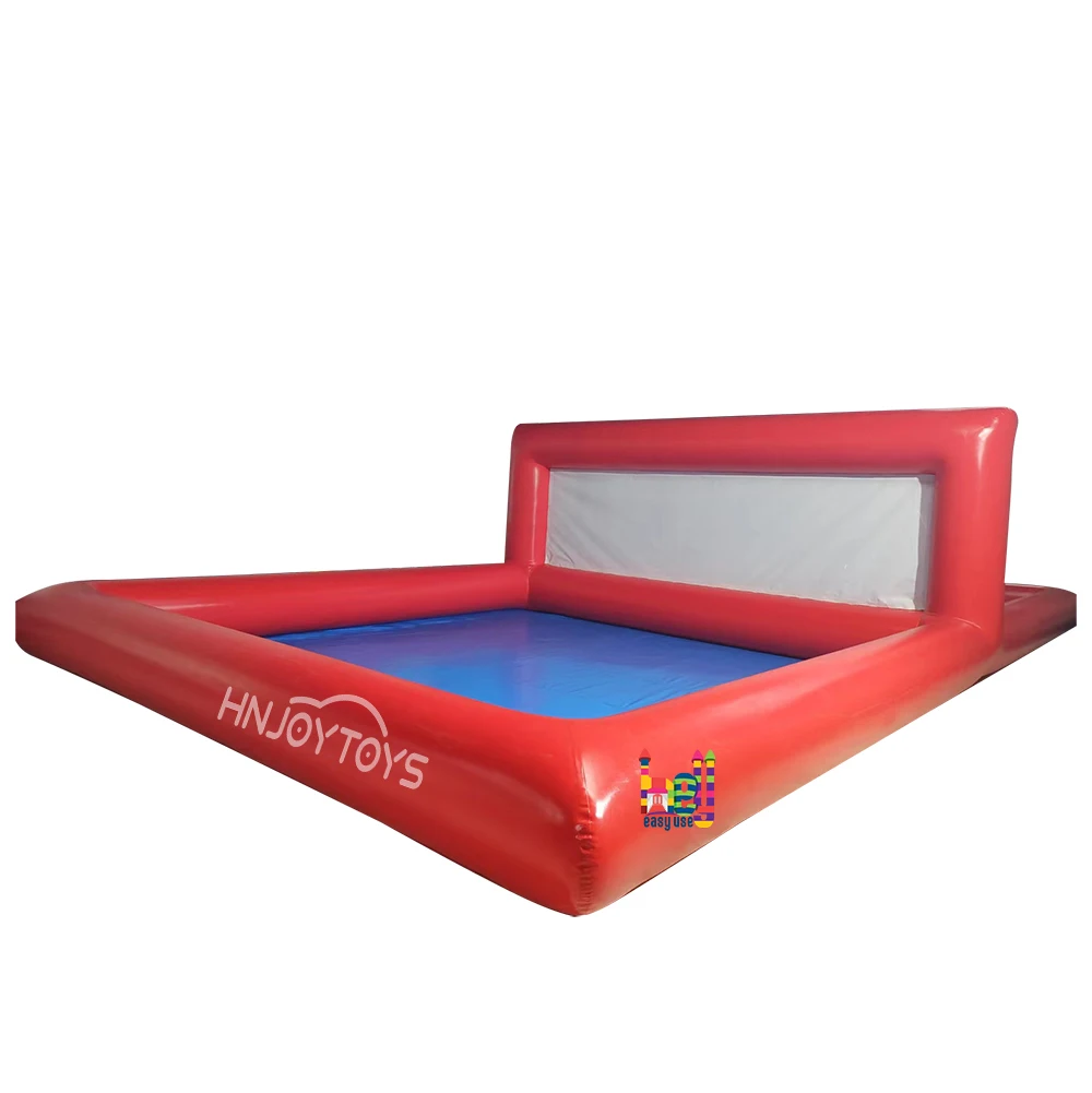 Portable Large Pool Inflatable Volleyball Field Water Volleyball Court Tennis Sport Games with Net