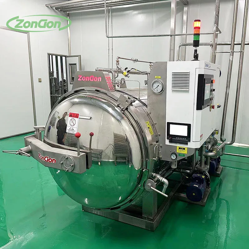 Aluminum doypack pouches yak milk goat milk retort sterilizer food autoclave