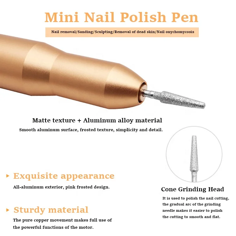 Professional Electric Nail Equipment Manicure Pedicure Tools Electric Nail Art Drill Pen For nail Art