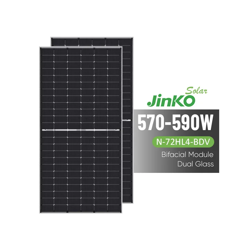 Jinko монокристаллический pv модуль 570 Вт 575 580 585 590 солнечные листы jinko tiger neo n-type bificial солнечная панель цена