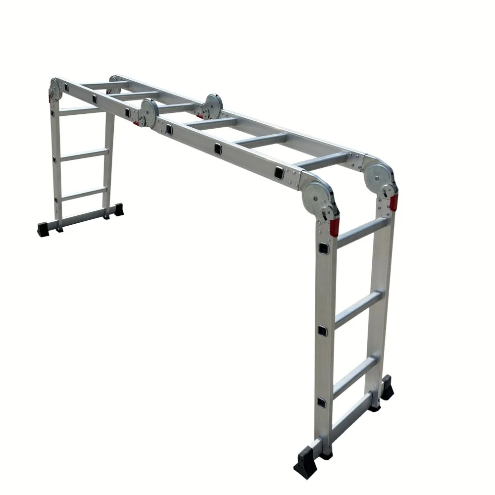 EN131 Factory Supply Multifunction Ladder Aluminum Folding Ladder platform ladder 3.5m