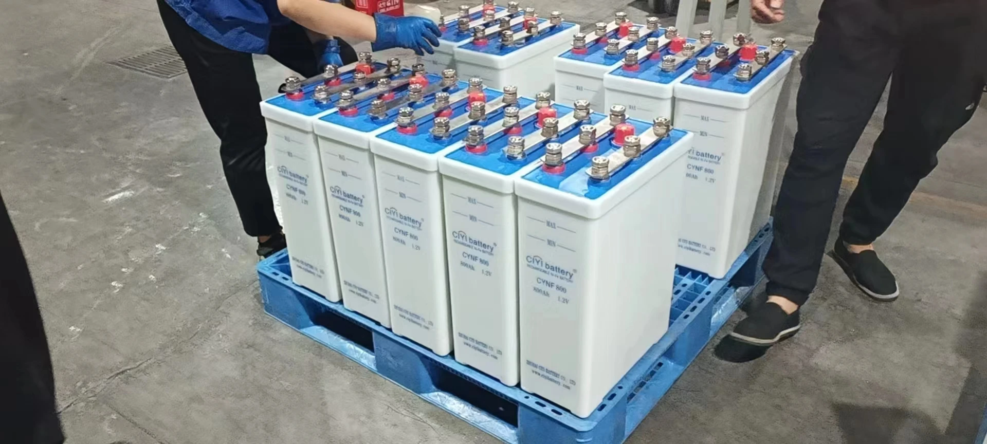 Highest Quality Ni-Fe Battery Home Solar System Battery 24V 48V 100AH and 48V is 40pcs 1.2V100Ah single cells in series