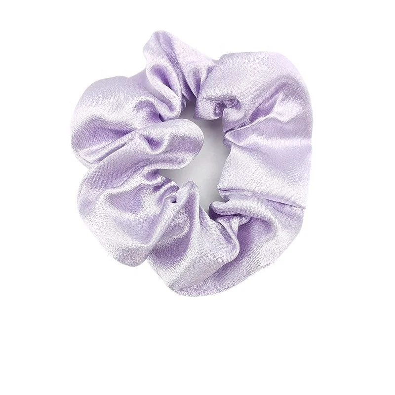 Hot selling products 2022 amazon crystal satin hair bands French retro sausage headband diy rubber band hair accessories