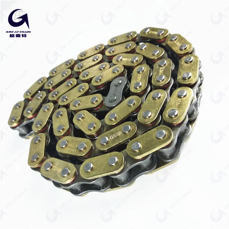 Золотая цепь для мотоцикла 420 428 520