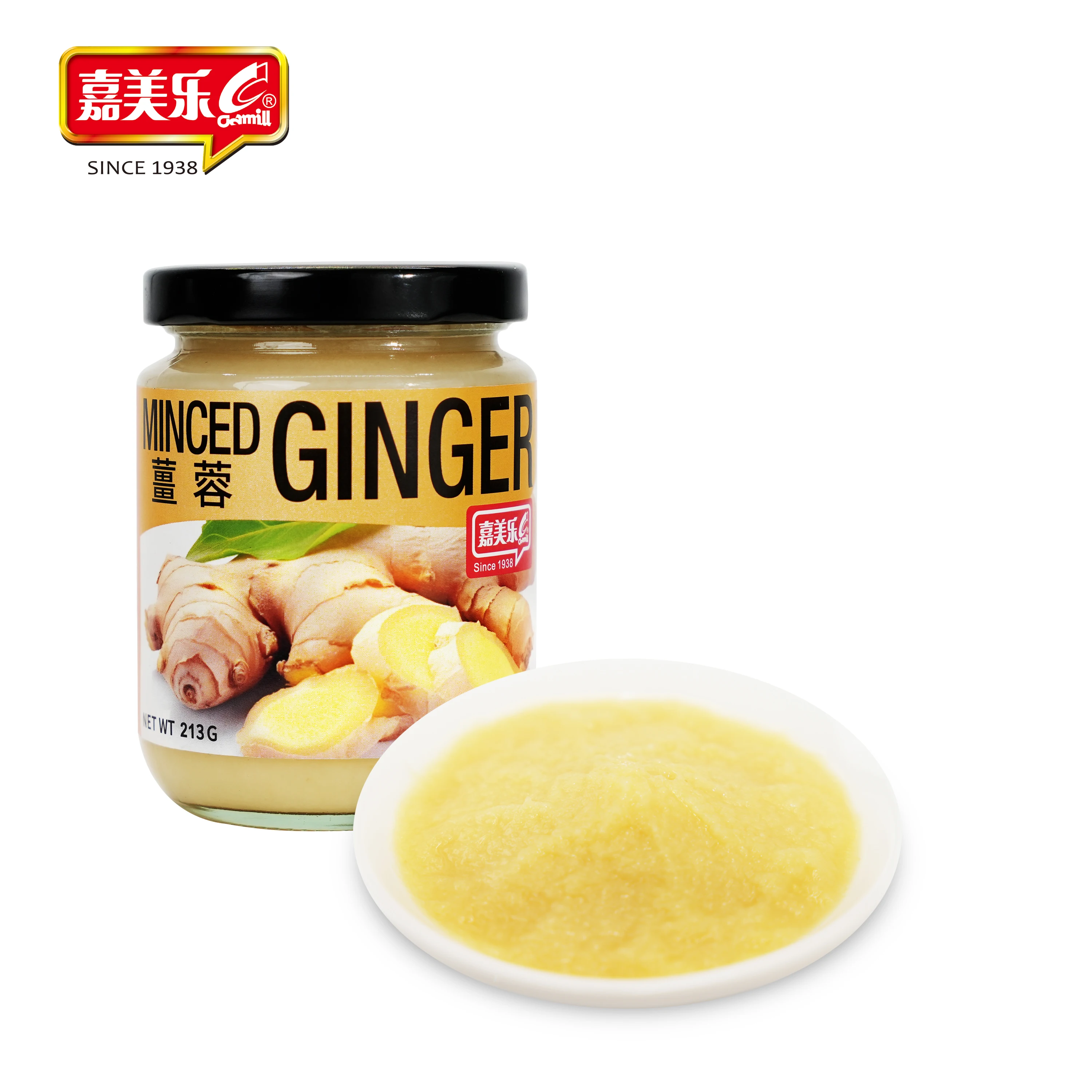 Supermarket Wholesale Camill Brand Small Jar Ginger Paste 213g Barbecue Seafood Dipping Sauce Seasoning Sauce