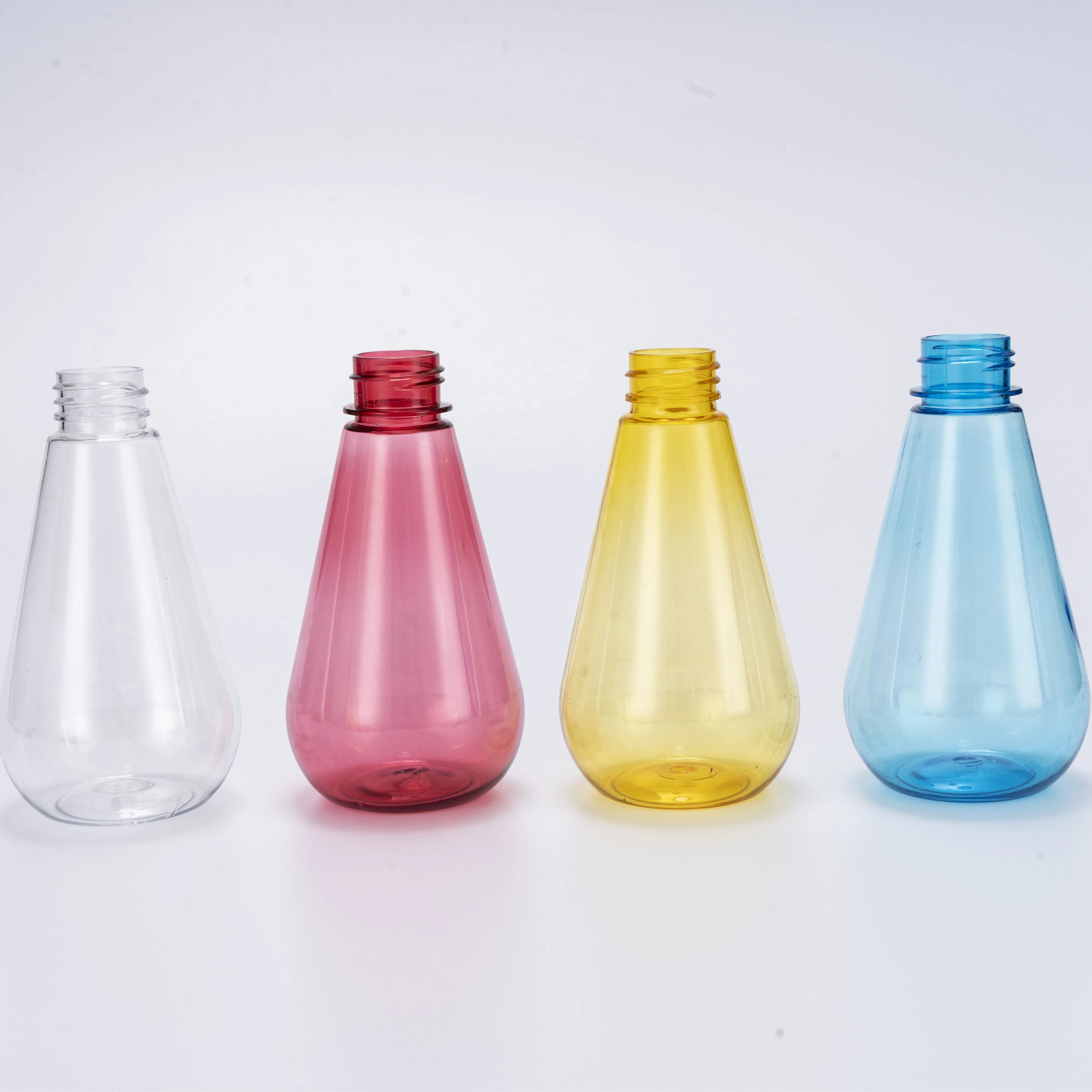 Custom design colored pet empty 8oz pet little mouse nozzle trigger spray alcohol bulb bottle