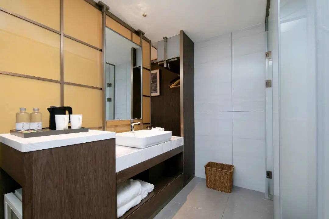 Shiyi Modern Design Customized Hotel Furniture Bedroom Sets Custom Melamine Panel 3-5 Star Luxury Hotel Bedroom Furniture