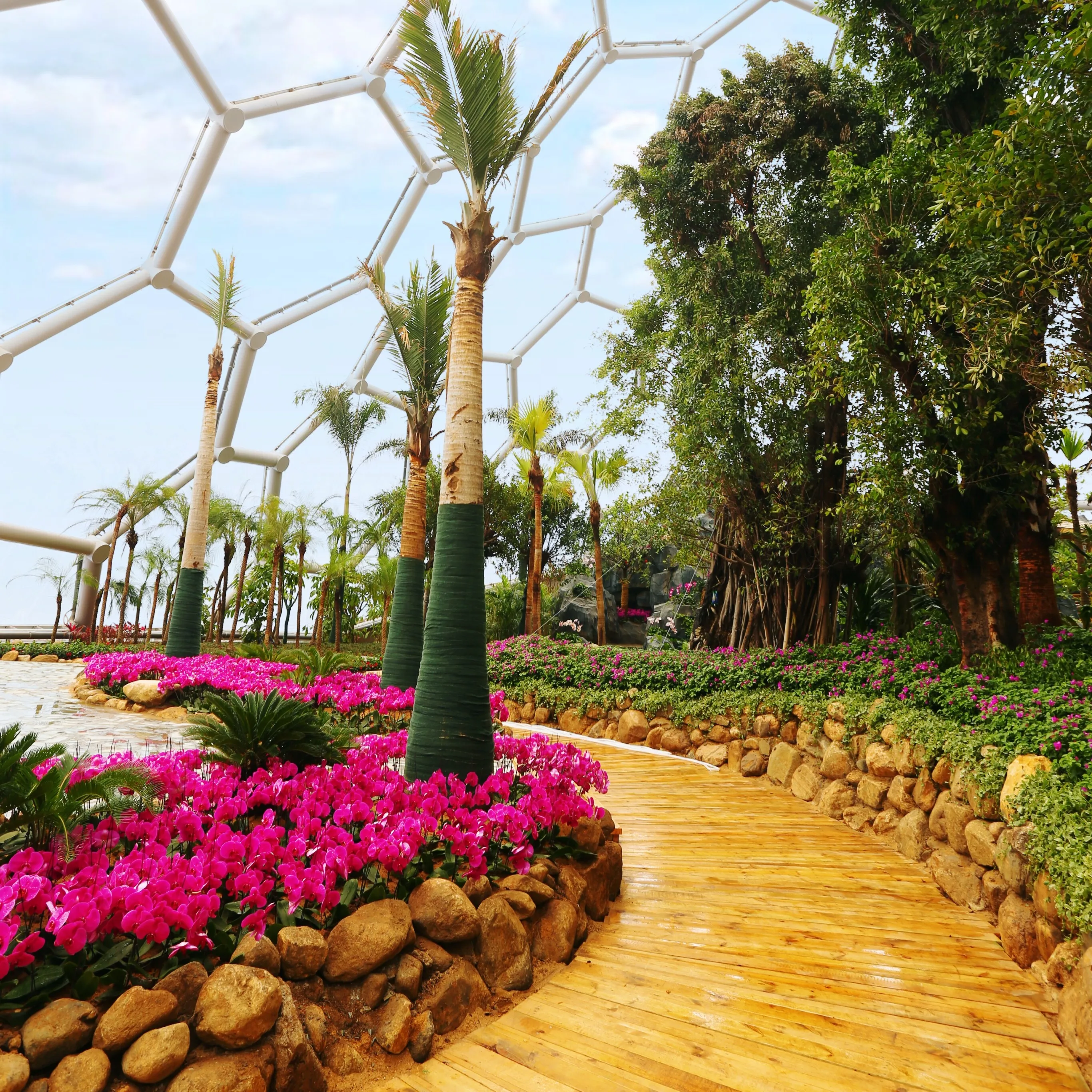 YEXING ETFE Show Tent Roof Cover Tensile Fabric Membrane Structure