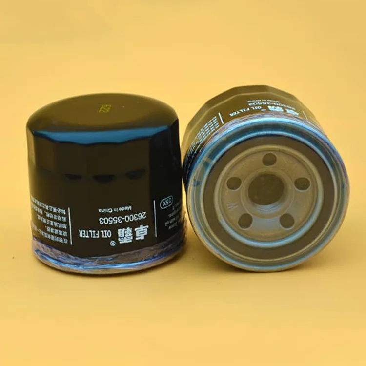 OEM 26300-02501 26300-02500 Auto Spare Parts Engine Oil Filter For Hyundai car Korean Japanese Car