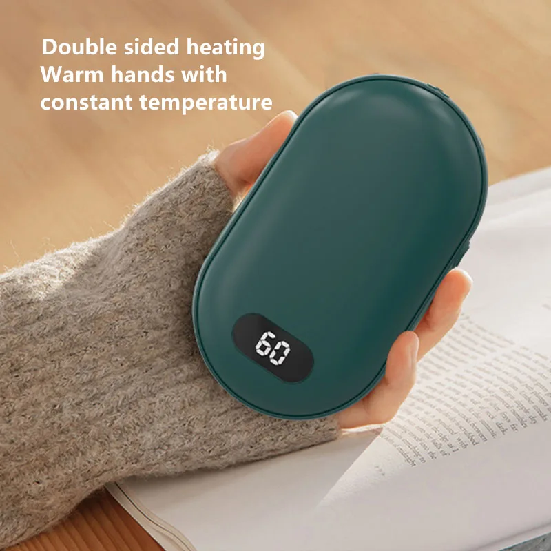 Q0 2400mah portable outdoor 10w 5v 2a mini hand warmer power banks