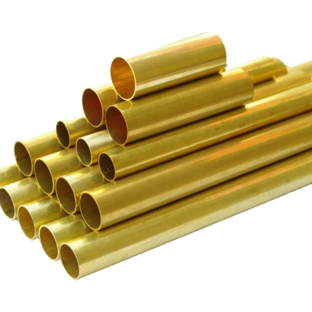 Capillary 2mm 3mm 4mm 5mm Customize ASTM Hollow Brass Tube / Pipe H62 C28000 C27400
