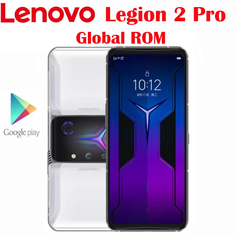 Официальный оригинальный новый смартфон Lenovo Legion 2 Pro 5G Snapdragon888 6,92 дюймов 144 Гц AMOLED 64.0MP NFC 5500 мАч 45 Вт Быстрая зарядка