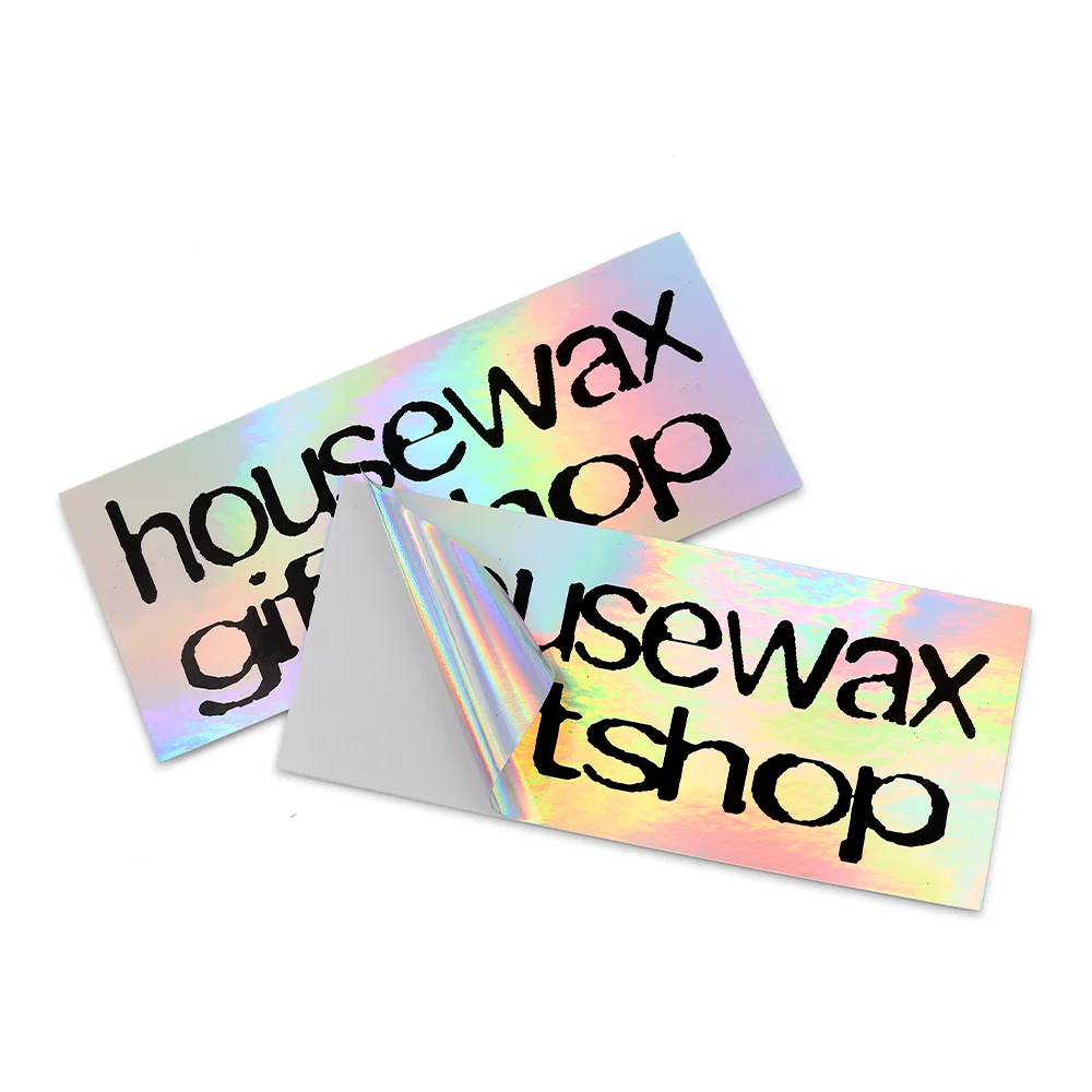 Изготовленный на заказ водостойкий цветной Забавный рекламный мультяшный перерабатываемый голографический стикер штампованный виниловый для подарков