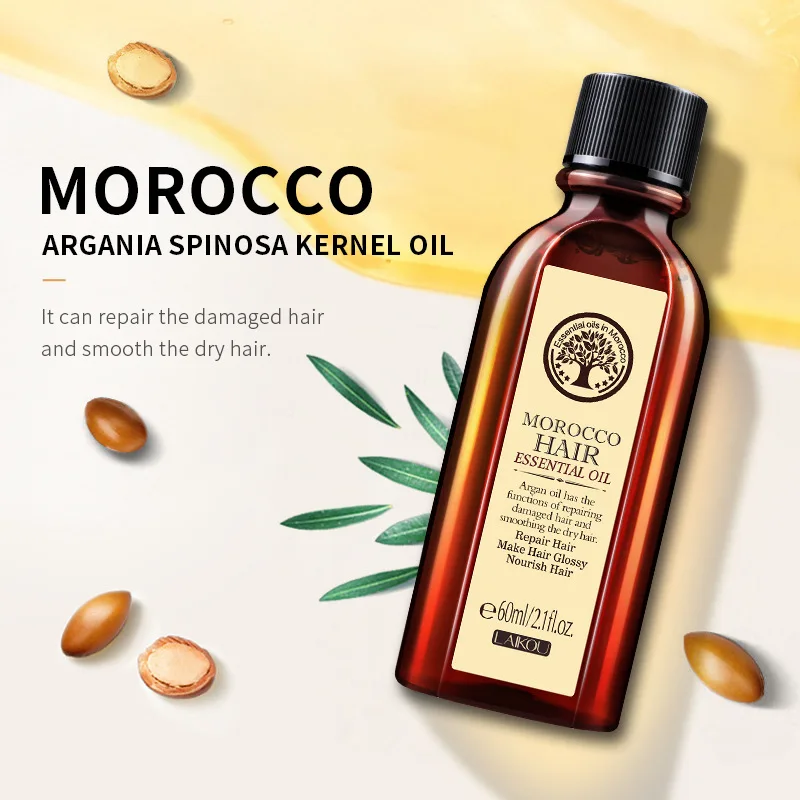 Moroccan hair care essential oil 60ml, smooth, dry, and frizzy, no wash hair conditioner hair care products