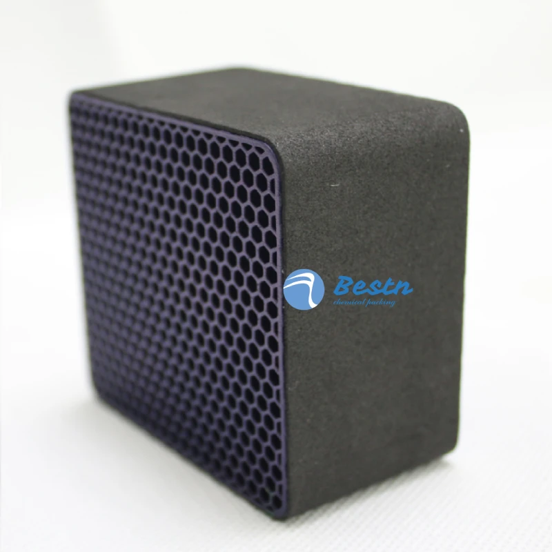 100X100X50mm 50x50x50mm Waterproof New Style Green Honeycomb Activated Carbon Cube for Deodorization and Air Purification