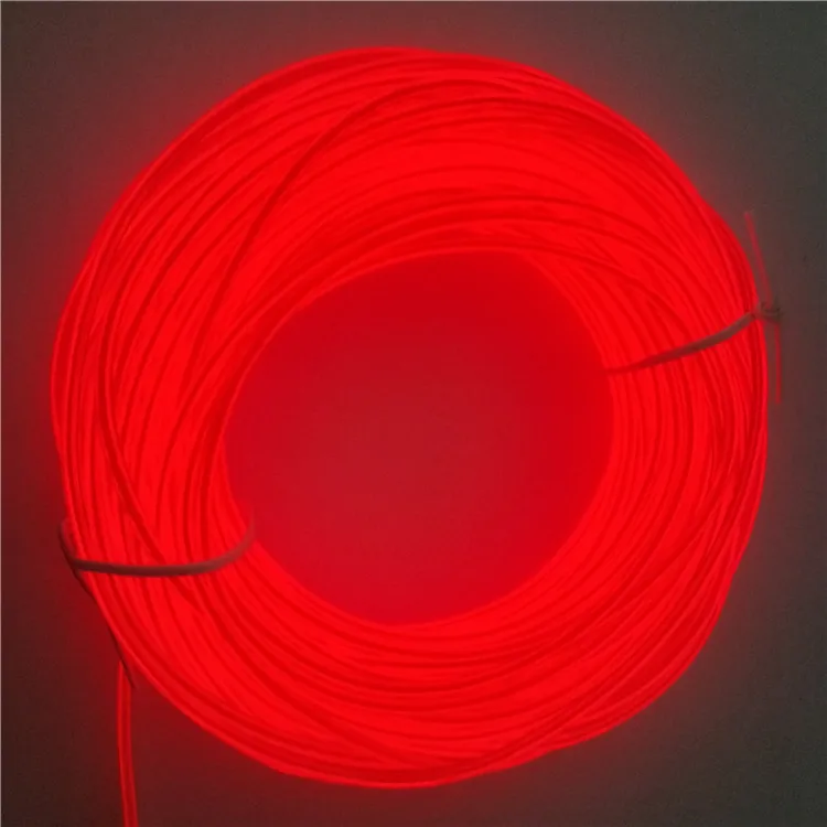 2 3 мм Неоновый свет свечение движения в погоне за электролюминесцентный EL чеканка провода