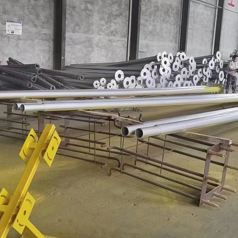 XINTONG Solar LED Galvanized Street Light Pole Factory Direct Sale Single Double Arm Galvanized Steel Road Street Light