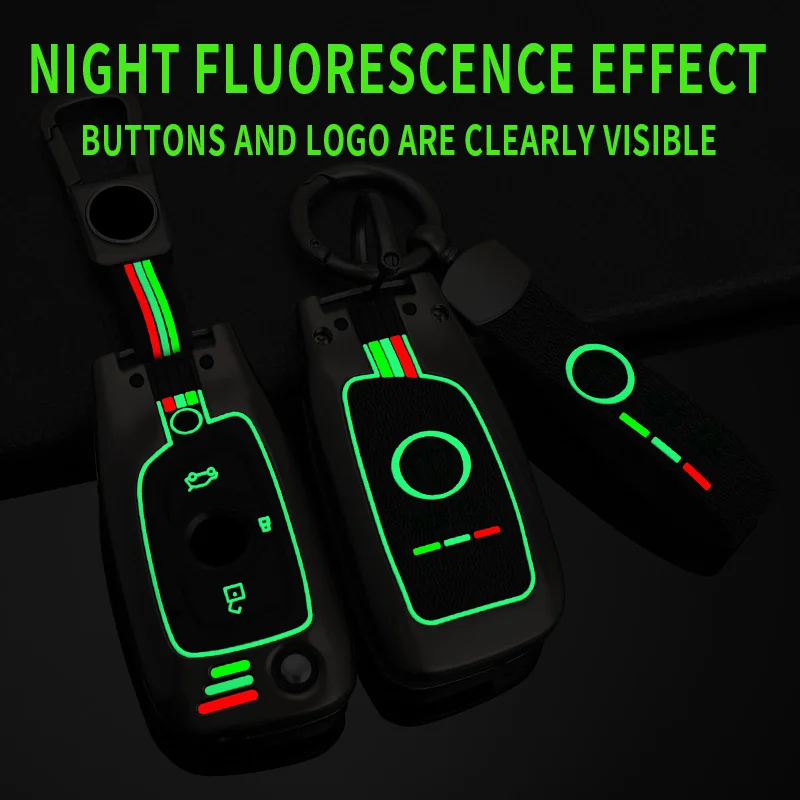 Zinc Alloy Car Remote Key Case Cover Protect Shell Fob For Zhonghua V3 V5 V6 V7 H530 H330 Smart KeyChain Auto Accessories