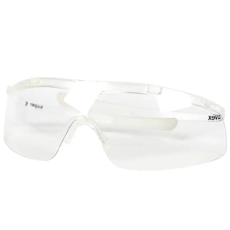 UV Proof Anti-Scratch Safety Glasses Comfortable Wraparound Lens with Side Extensions Protective Eyewear Safety Goggles Wearing