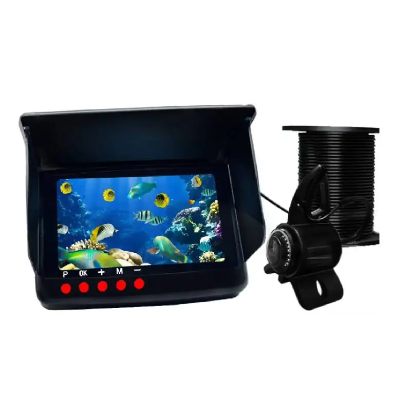 New 5' OLED 20M Cable Fish Finder Wide Angle Fishing Video Camera Night Vision Underwater Fishing Camera