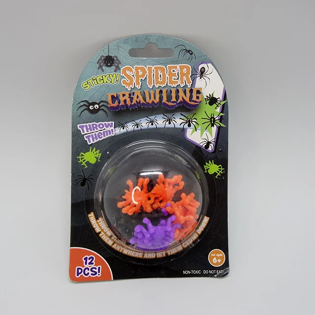 Stretchy Wall Crawler Tumbler Halloween Sticky On The Wall Animal Sticky Spider Toy