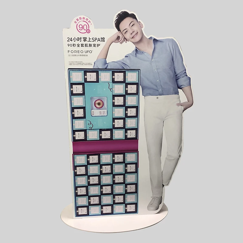 Рекламный картонный дисплей стойка для баннеров с вырезами рекламные доски