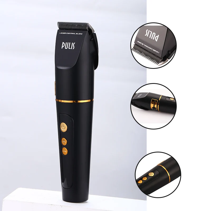 
Professional Electric Cordless Speed Control quiet baber clipper for men hair cutting and trimming 