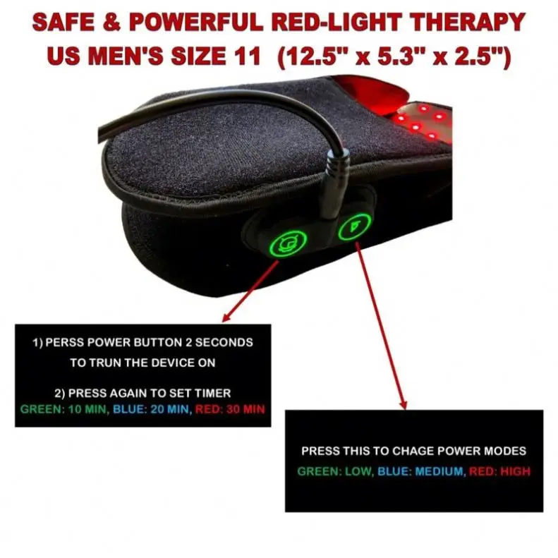Obestec 2024 Infrared Foot Massager Machine Slipper for Blood Circulation Red Light Therapy Foot Massage Shoes