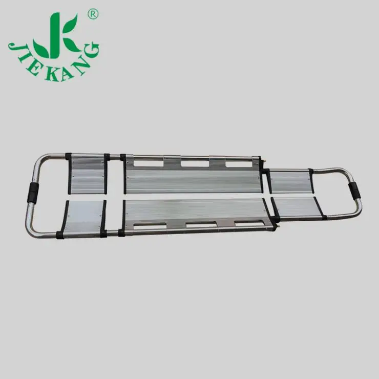 Wholesale Different Sizes Aluminum Alloy Detachable Hospital Rescue Folding Scoop Stretcher