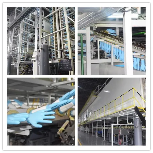 Professional Production Kitchen Washing Labor Protection Nitrile Gloves