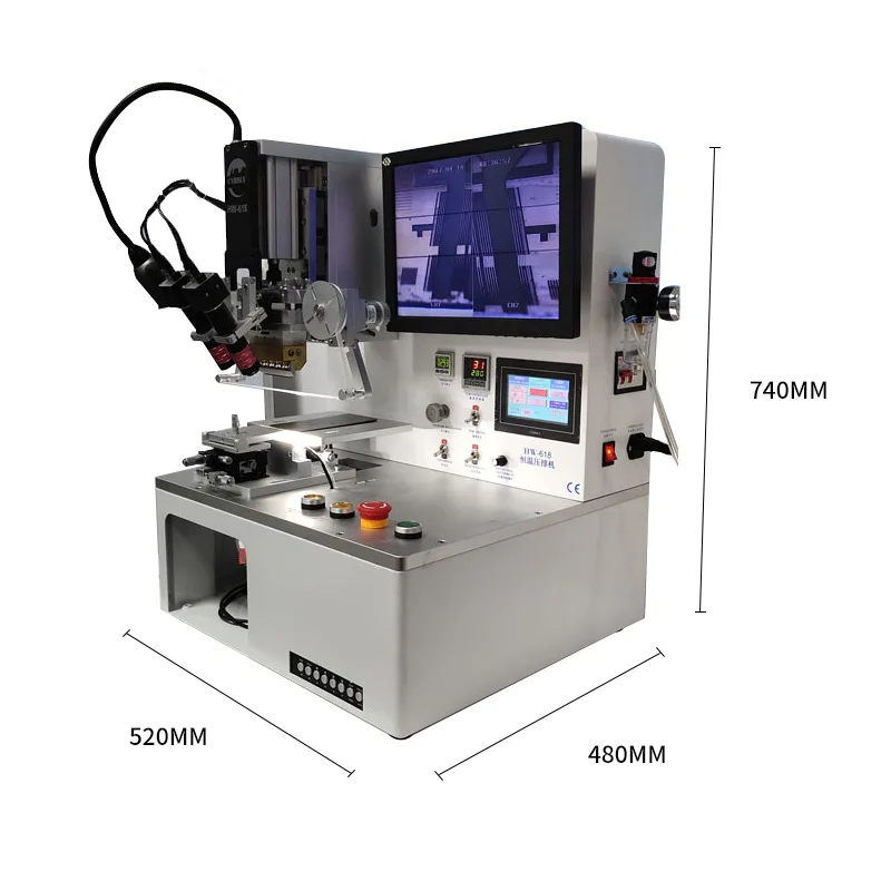 Flex Cable Bonding Machine For iPhone Flex Cable Backlight Touch Flex Pressing Repair With Two And Four Camera