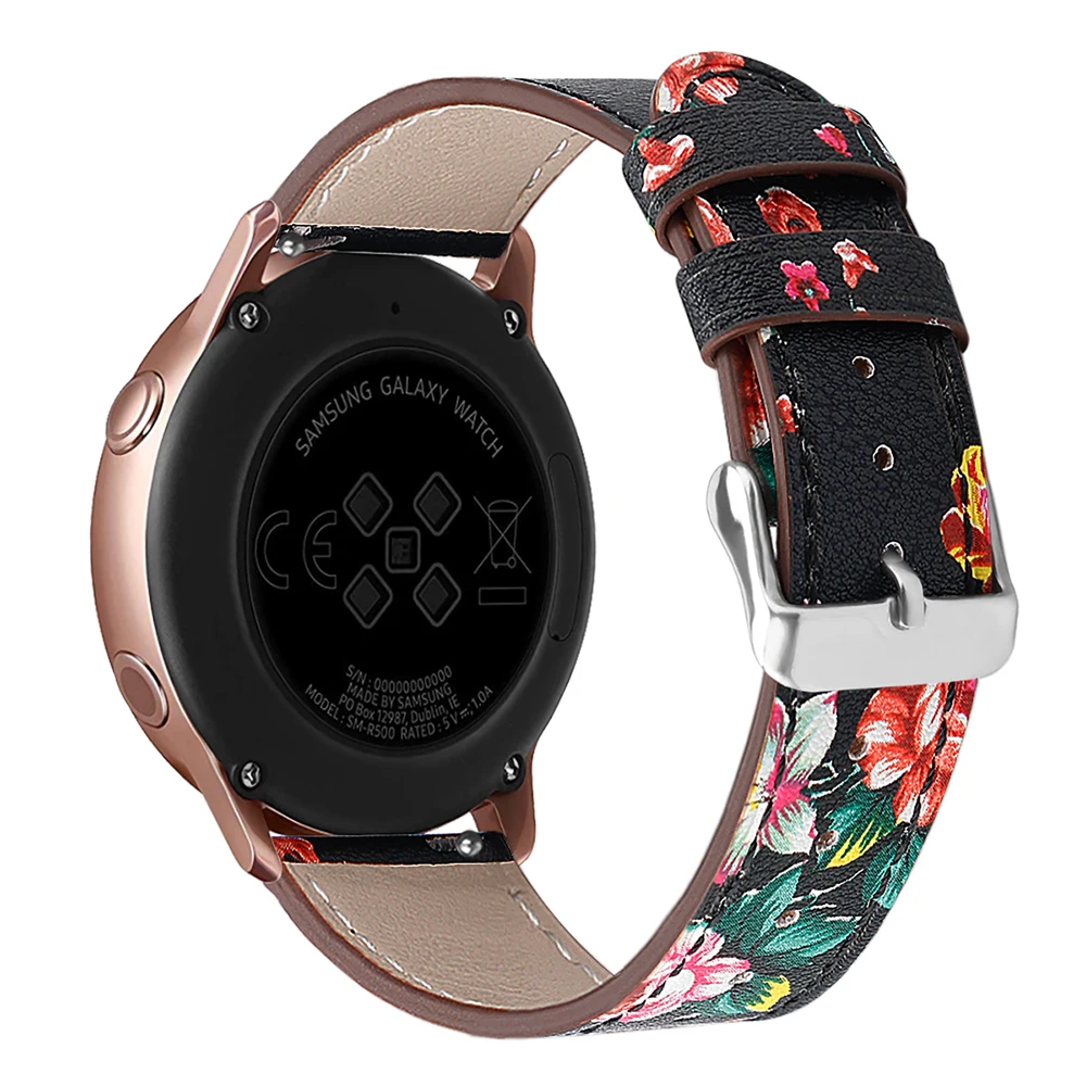 Ремешок из натуральной кожи для Samsung Galaxy Gear S3 Watch Active 46 мм