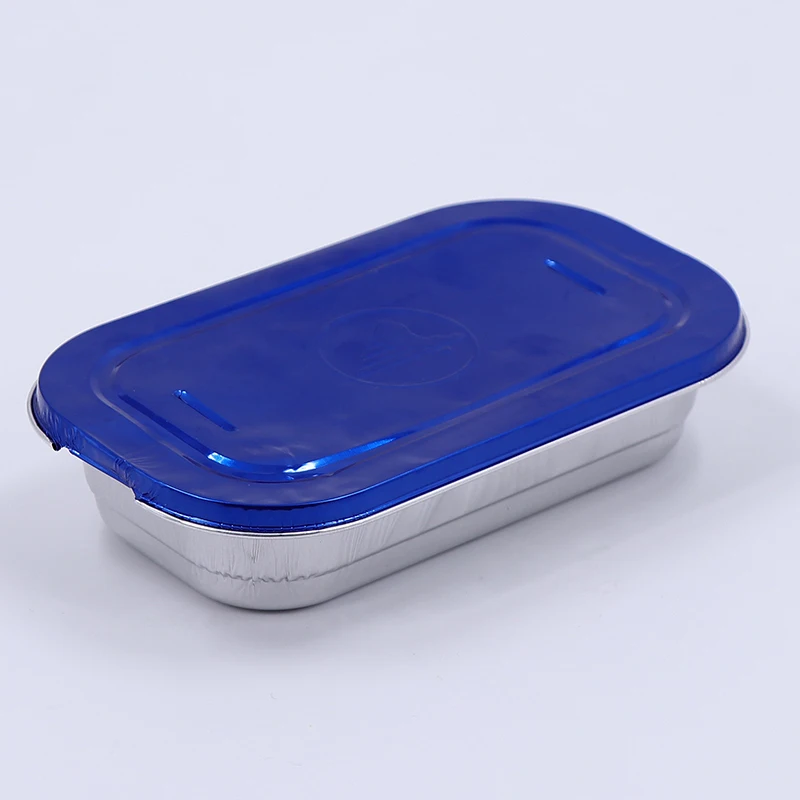 Customized Eco-Friendly Reusable Portable Foil Lunch Boxes Aluminum Foil Containers