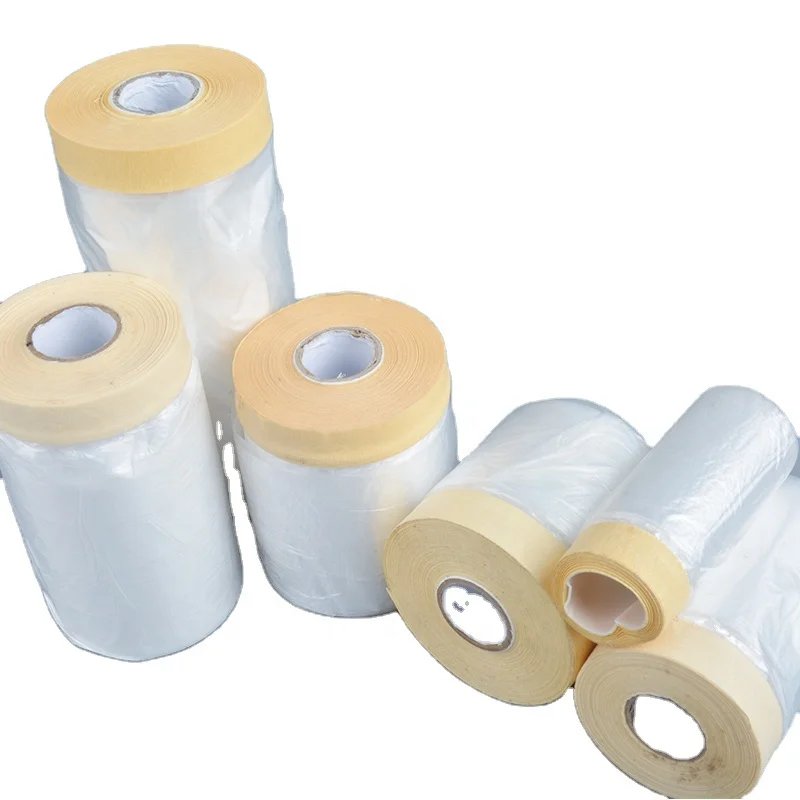 Factory made Self adhesive masking film hdpe furniture cover film 20m