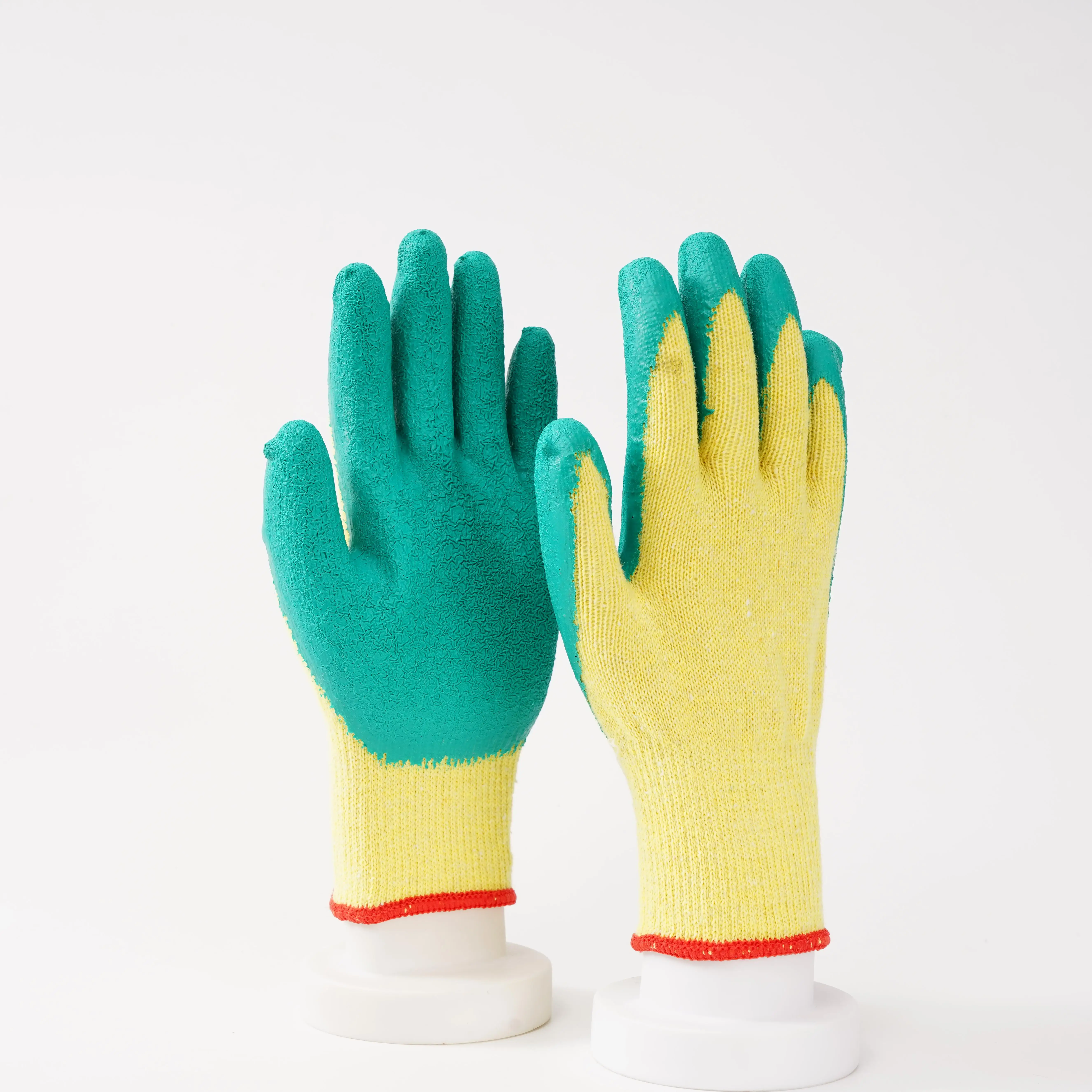Heavy-Duty Latex Crinkle Coated Working Gloves for Logging Industry