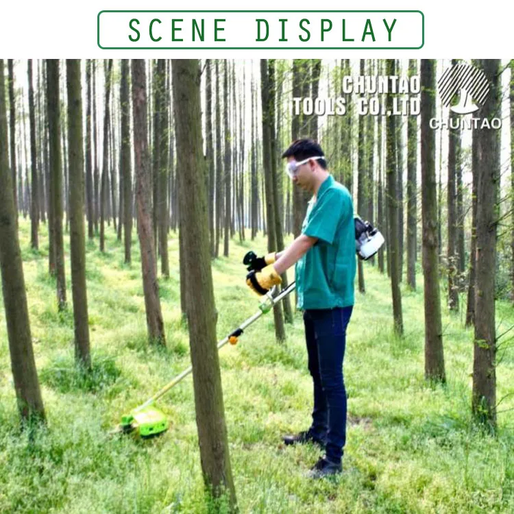 Hot Sale Power 52CC Garden Tool Shoulder Type Petrol Gasoline Grass Cutting Trimmer Brush Cutter Machine