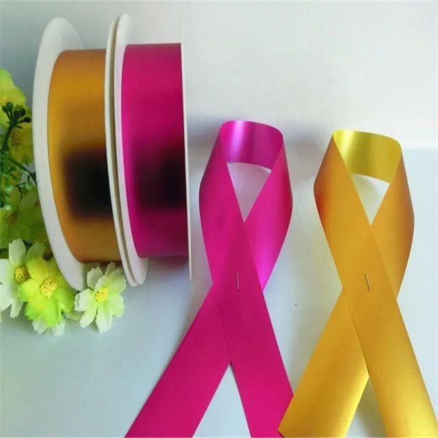 manufacturing matte metallic plastic ribbon