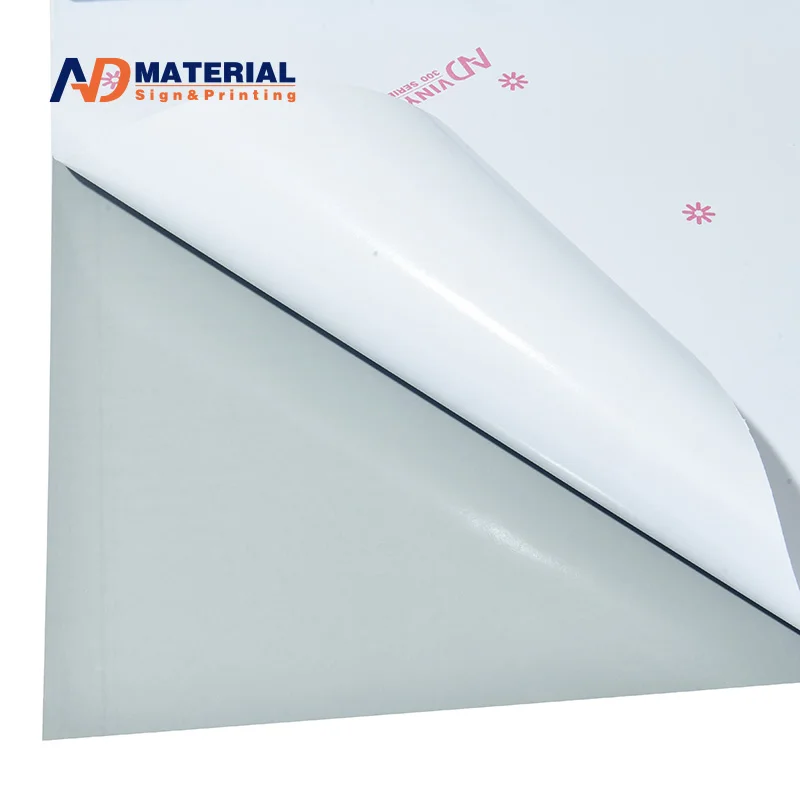 high-quality 120g 140g self adhesive pvc polymeric vinyl  for digital printing