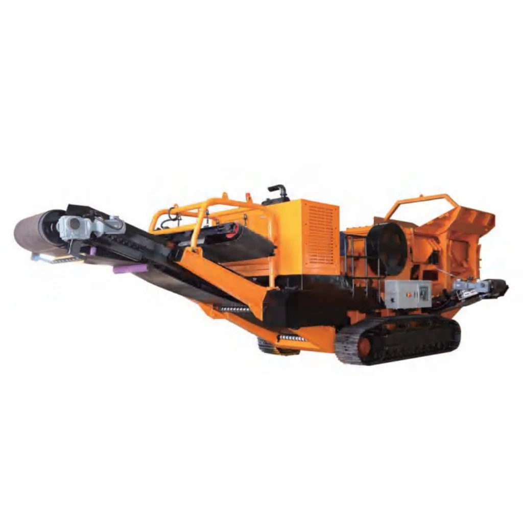 Mobile Crawler Crushers Mobile Quarry Crusher Plant for Large Mines and Quarries with a Maximum Capacity of 600t/h. Max.300t/h