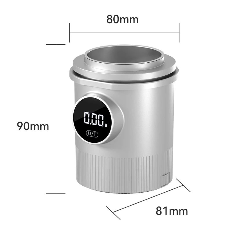 High Quality USB Dosing Cup Scale 0.1G/0.05G Weighing Digital Electronic Coffee Scale WHITE BIRD Coffee Dosing Cup Scale