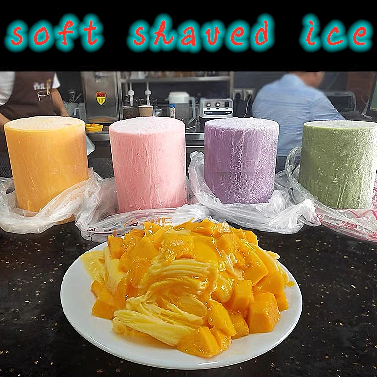 factory direct taro snow ice powder soft shaved ice powder 1kg fruity flavor snowflake powder