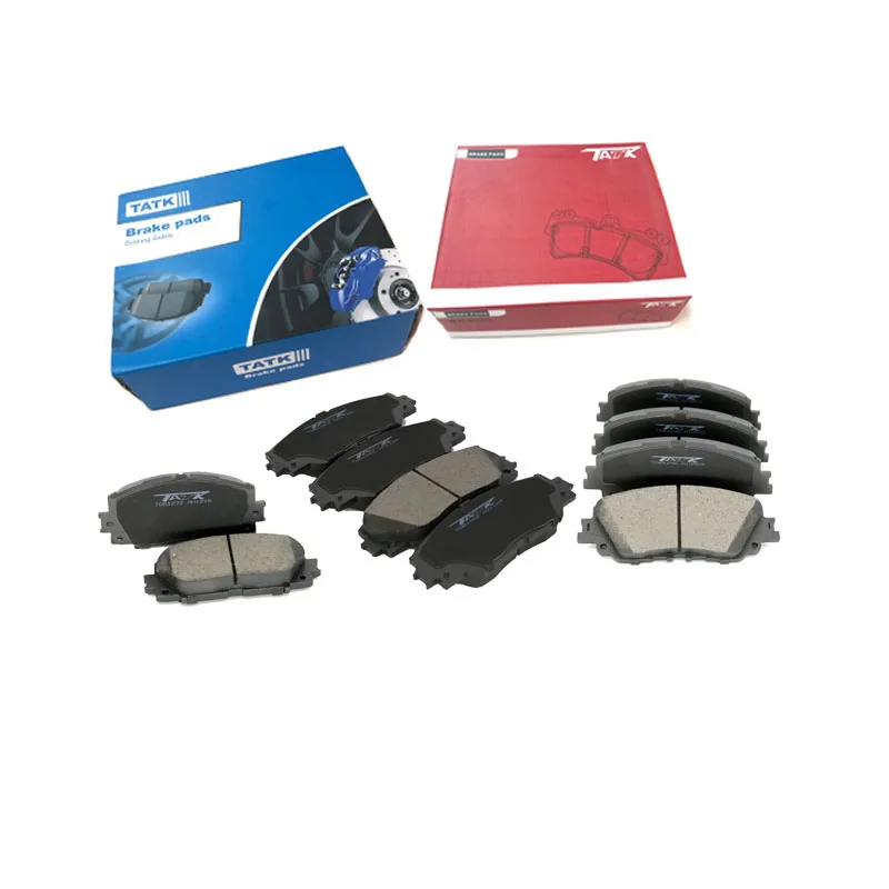 tatk premium auto ceramic brake pads for Toyota RAV4 2008 2009 2014 2018 no noise break pad OEM low dust high quality  factory