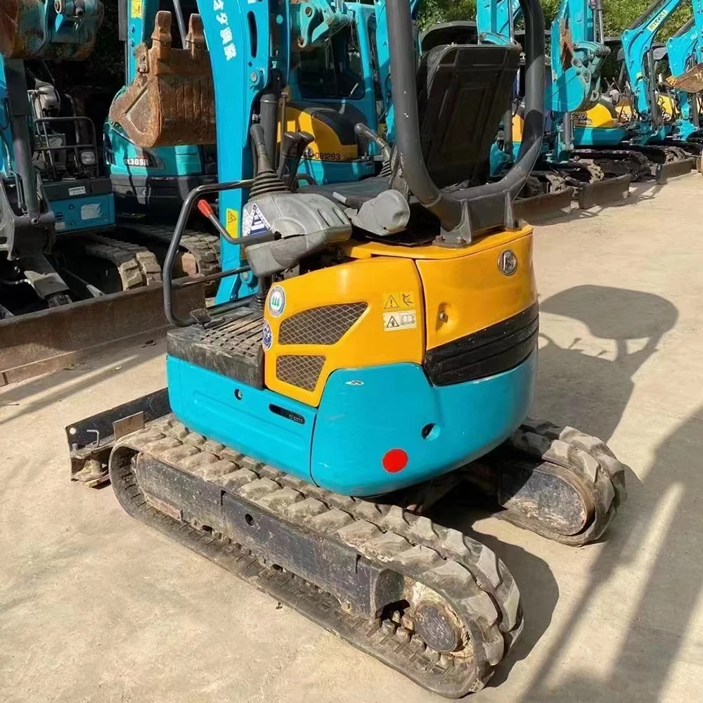 Used Construction Machinery Kubota 1 ton Mini Excavator U15 For Sales  multi function Crawler Type Digger and flating land
