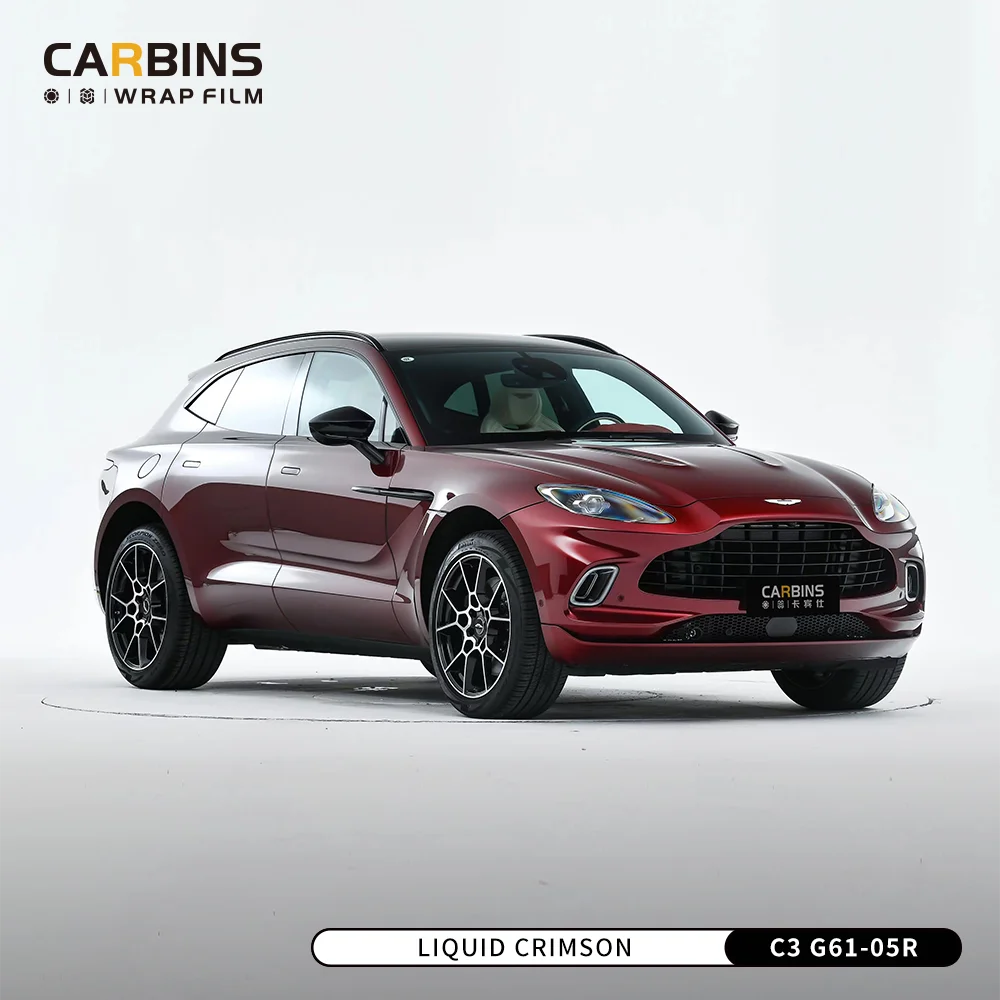 2023 Factory Guangzhou Premium Brand 18 Meters Glossy Metallic Red Colors New Models Wrapping Roll