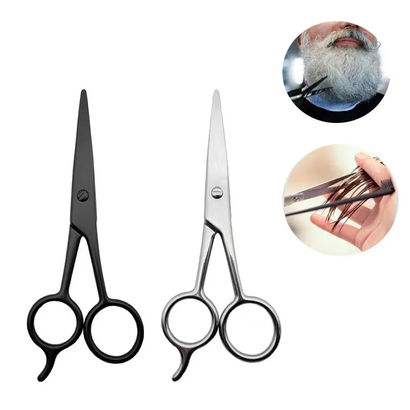 Factory Wholesale Custom 5 Inch stainless steel beard scissors Professional Barber Hair Cutting Scissors
