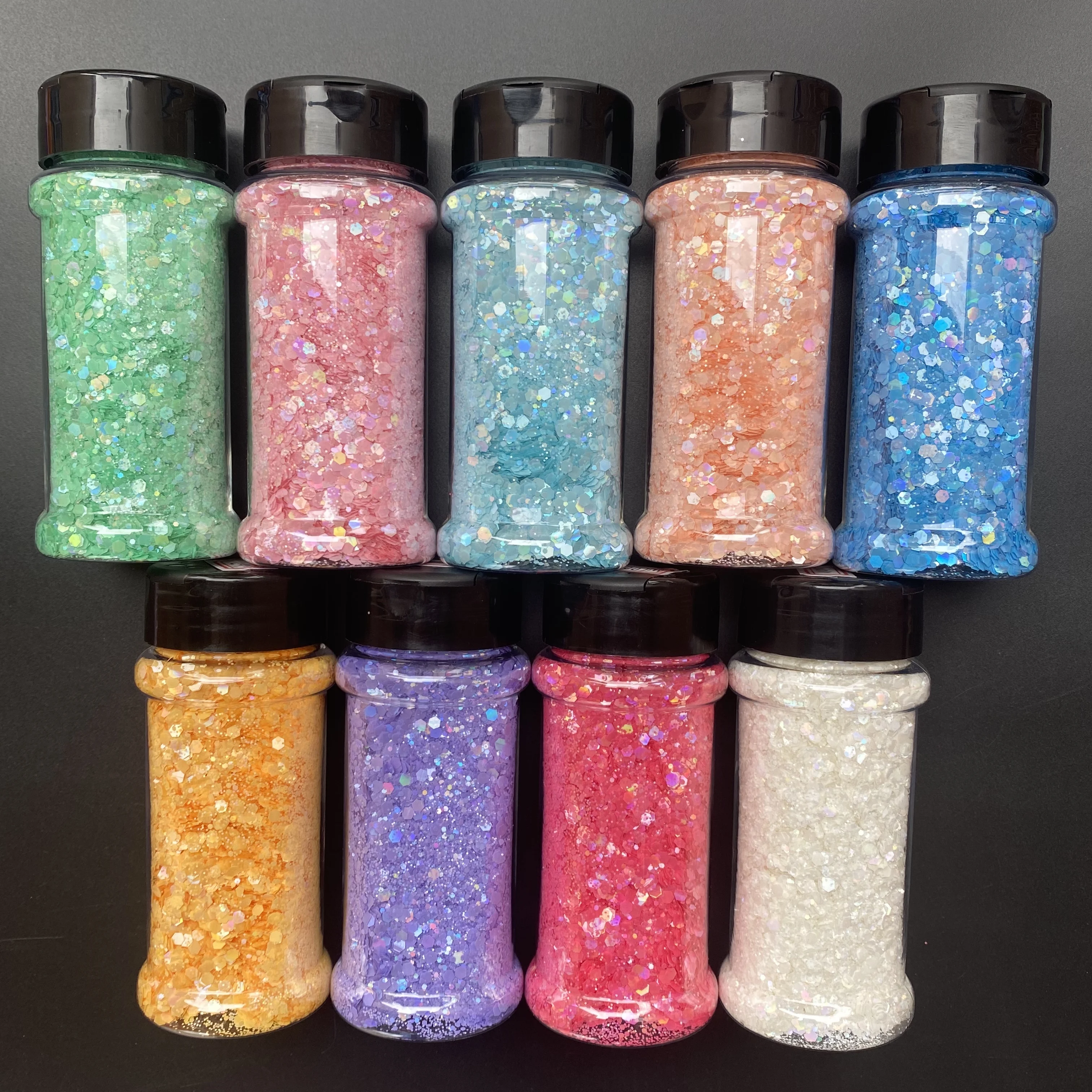 Wholesale Price 2oz Shaker Loose Chunky Glitter Bulk for Nails Crafts Resin