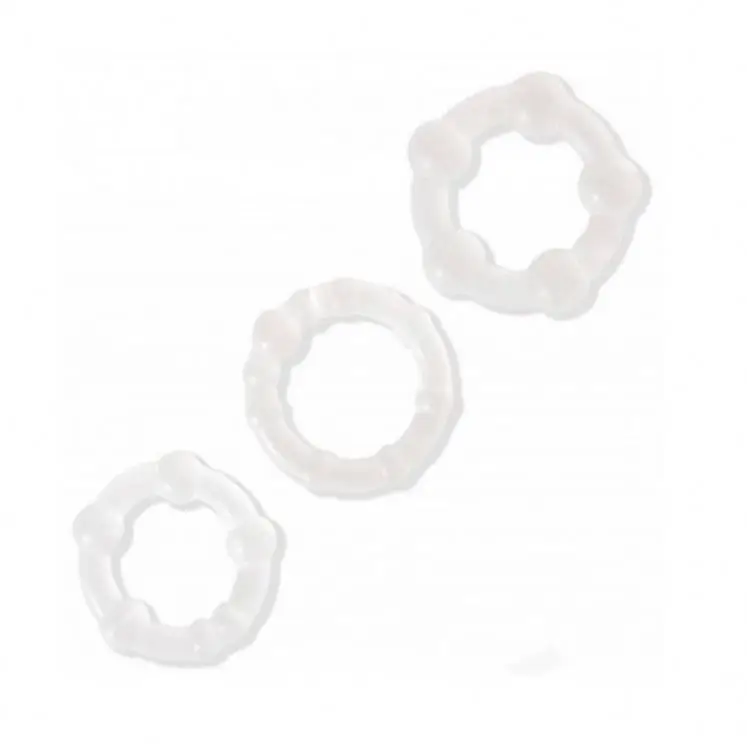 Silicone delay lasting penis rings flexible soft waterproof penis ring