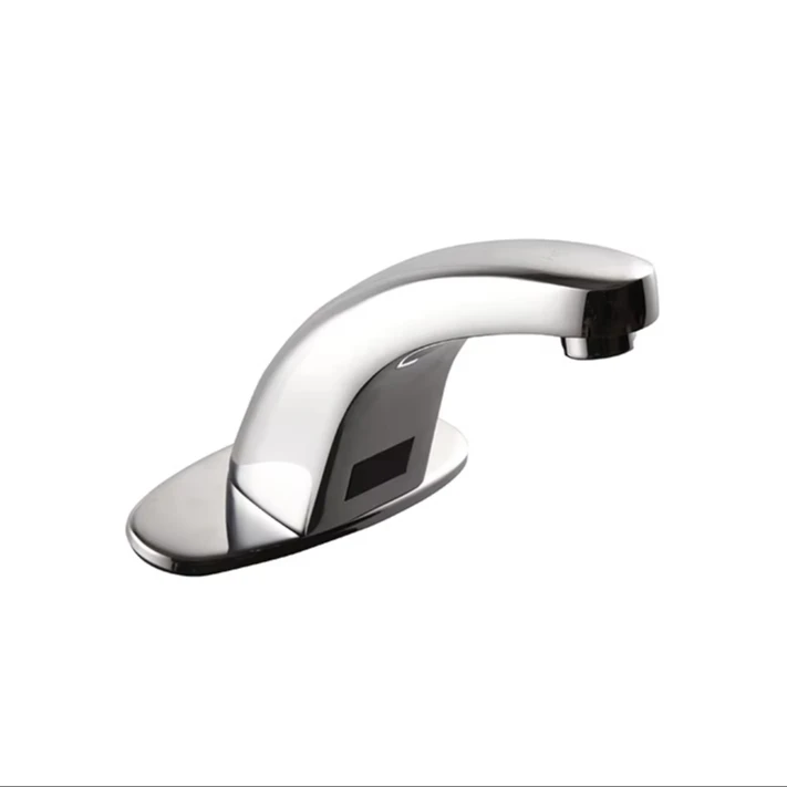 Fyeer Modern Automatic Touchless Motion Sensor Faucet 304 Stainless Steel Single-Hole Bathroom Ceramic Valve Core Single Handle