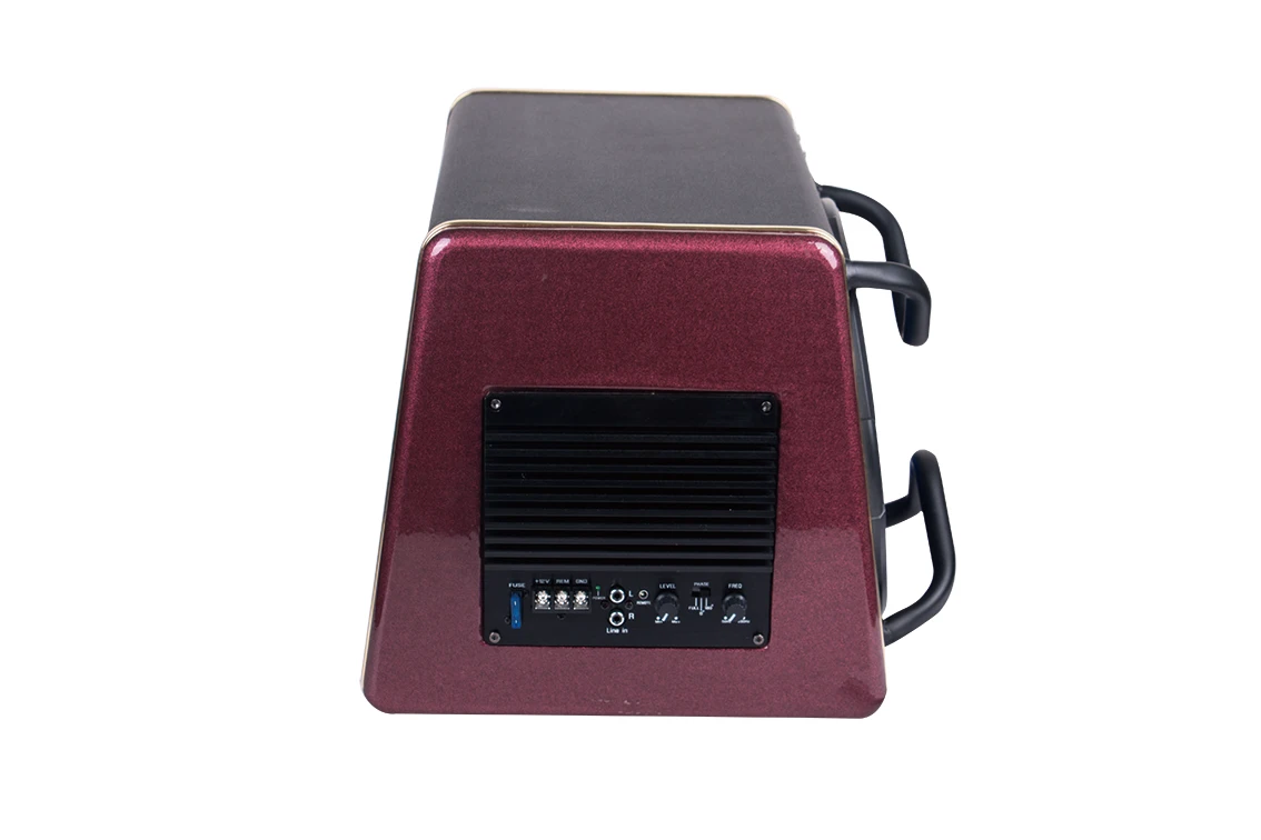 Direct Sales Active Car Subwoofer Wooden Box 10 inch Car Speakers 1200W Strong Power Car Sound System sound speakers box